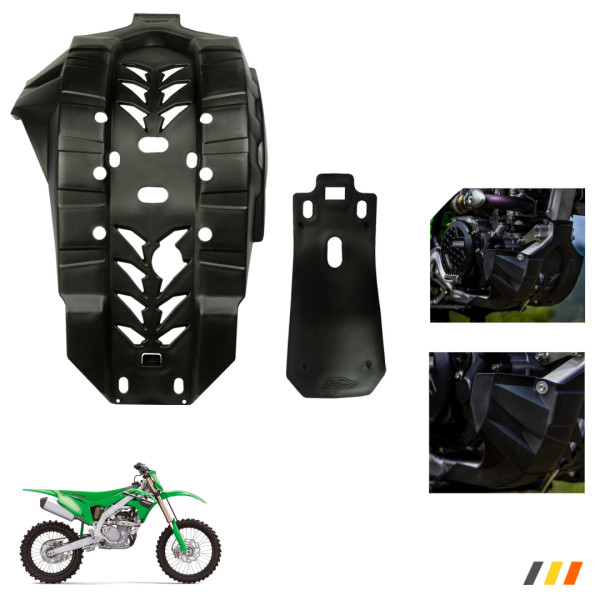 Protetor De Motor Kawasaki Kx 250 Kx 450 Protetor Carter Amx