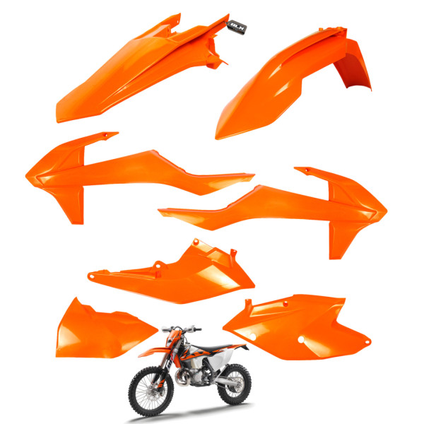 Kit Plástico Carenagem Ktm 2T / 4T Exc 2017 à 2019 Sx 2016 à 2018 Amx