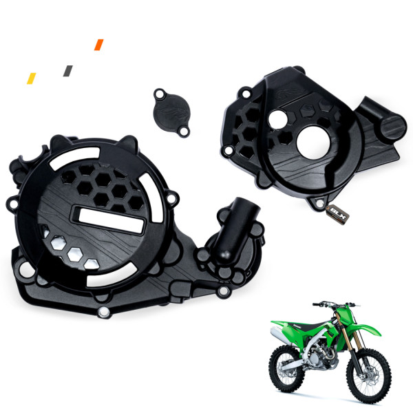 Protetor De Tampas Laterais Motor Kawasaki Kx 450 2019 à 2023 Amx