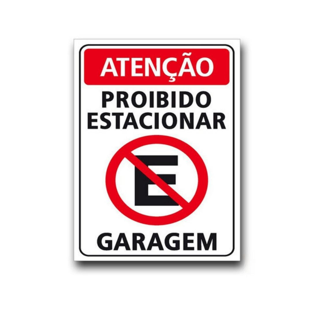 Placa Atenção Proibido Jogar Bola Sinalização Indicativa