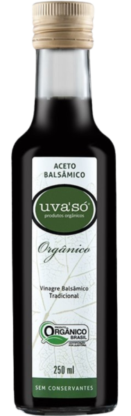  Vinagre Balsâmico Tradicional Orgânico Uva Só 250ml