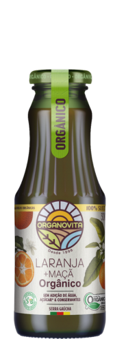  Suco de Laranja e Maçã Integral Orgânico Organovita 300ml