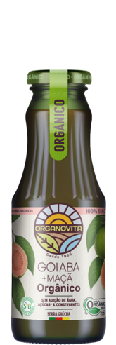 Suco de Goiaba com Maçã Orgânico Organovita 300ml