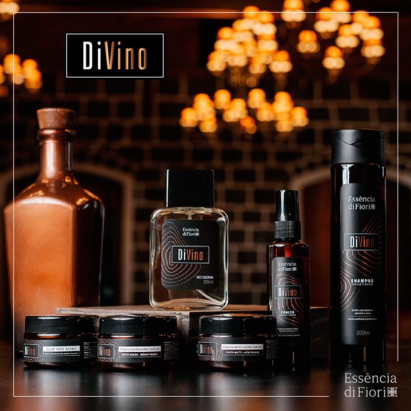 Essência di Fiori / Cabelo Masculino / Shampoo Cabelo e Barba DiVino