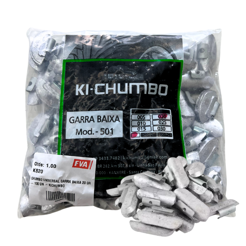 Chumbo Universal Garra Baixa 20 GR