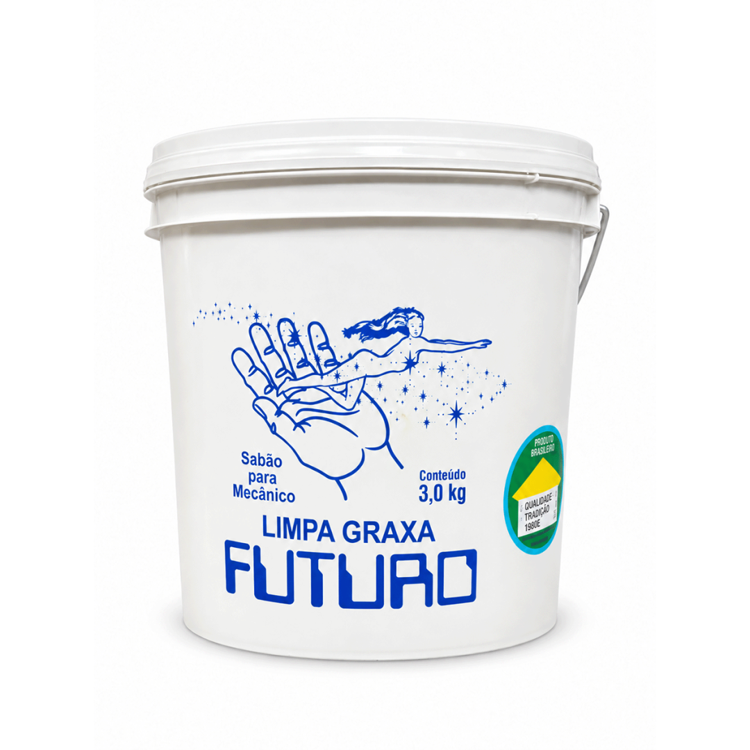 Sabão Limpa Graxa Futuro 3Kg Branco 