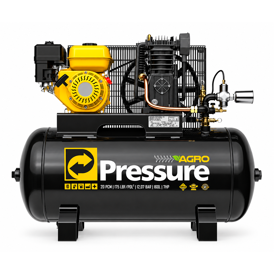Compressor de Ar 20PCM 160L - 175 PSI - Agro