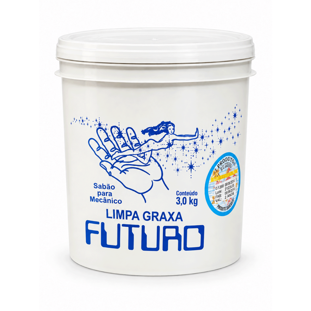 Sabão Limpa Graxa Futuro 3Kg Rosa