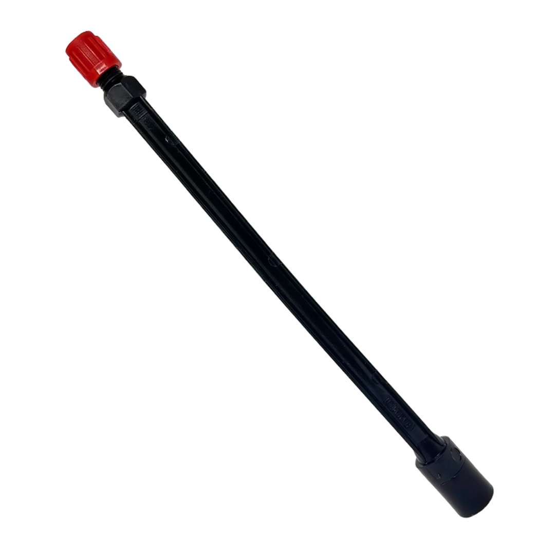 Prolongador De Válvula Rígida De Nylon 150 mm Preta
