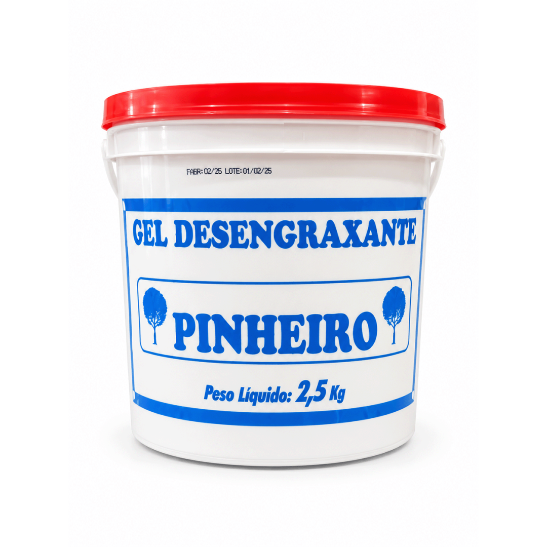 Sabão Desengraxante Gel Pinheiro Vermelho - 2,5Kg