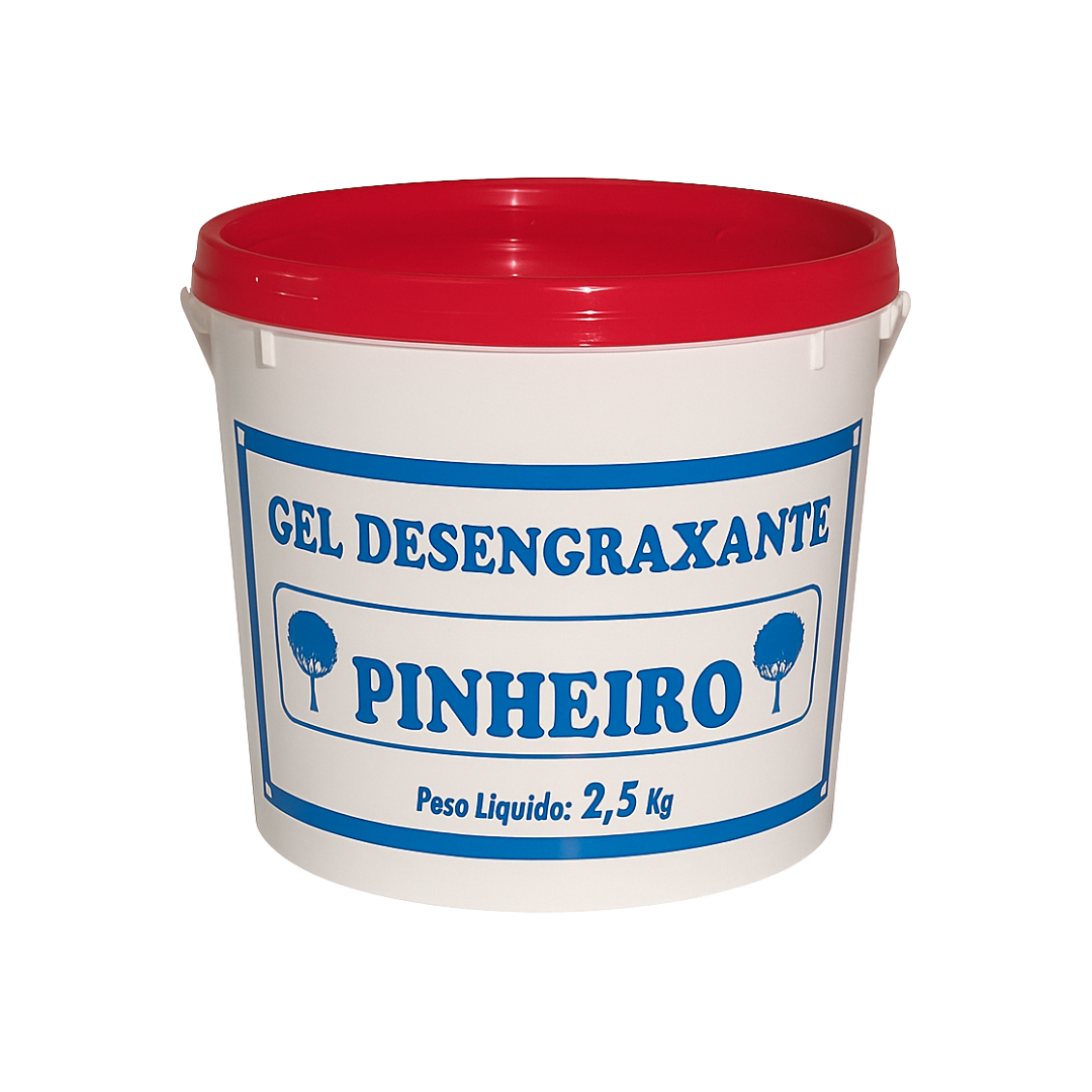Sabão Desengraxante Gel Pinheiro Vermelho - 2,5Kg