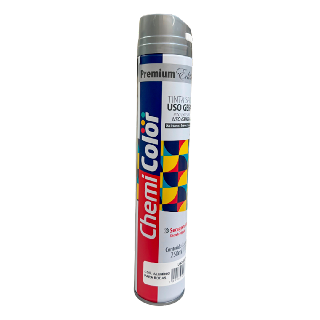 Tinta Spray ChemiColor Alumínio Para Rodas - 250Ml