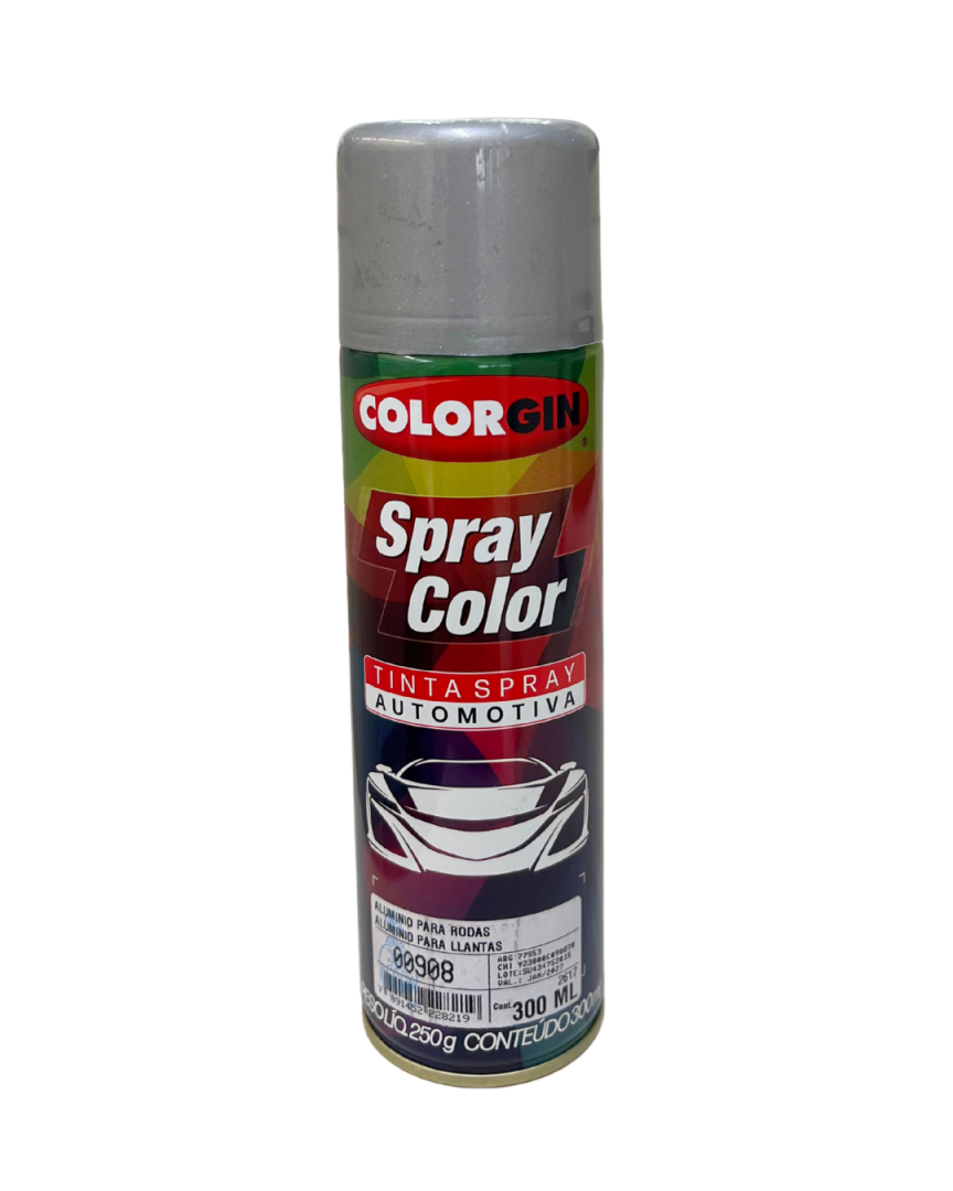 Tinta Spray Color Grafite Metálico - ColorGin 300ML