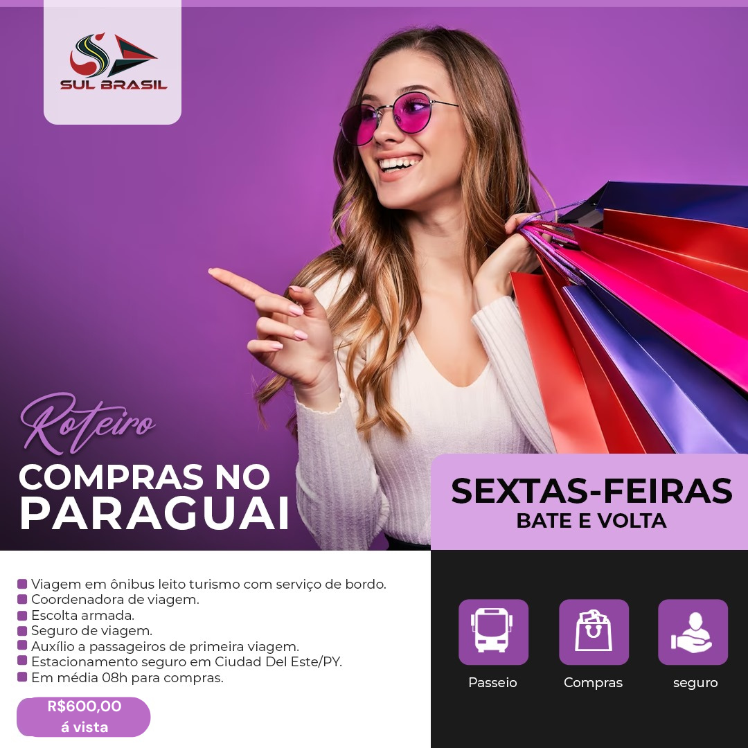 COMPRAS PARAGUAI Pacotes Ag ncia Sul Brasil Turismo COMPRAS PARAGUAI Pacotes Ag ncia Sul Brasil Turismo
